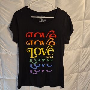 Wound Up Pride Love is for All Shirt Juniors XXL (19)